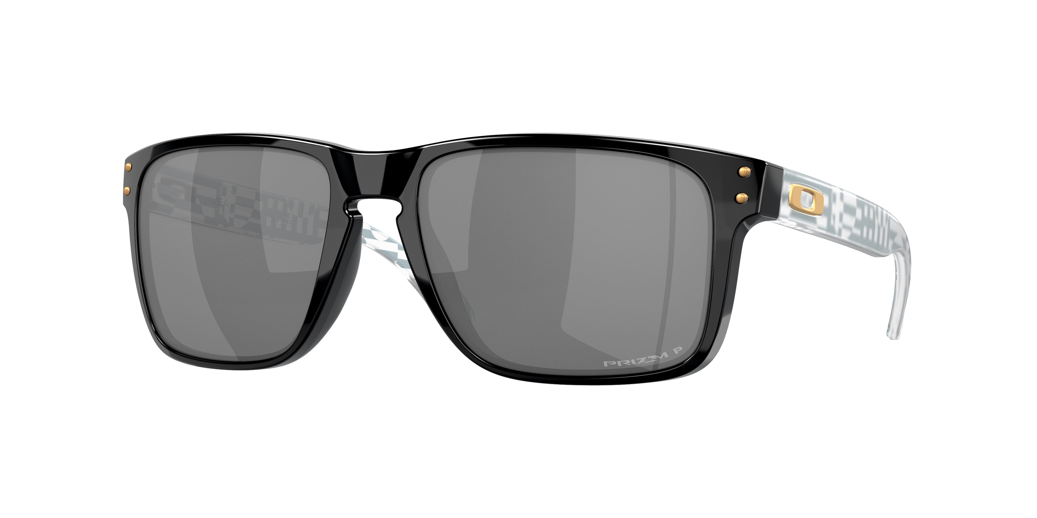 Oakley Herren OO9417 Holbrook Xl 941743 Sonnenbrillen O_Matter Schwarz Grau Quadratisch Polarisiert Prizm-image